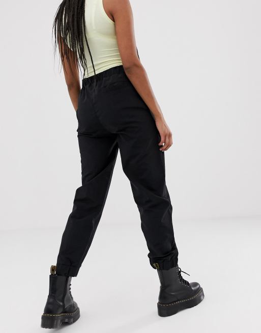 COLLUSION Tall cargo pants in black