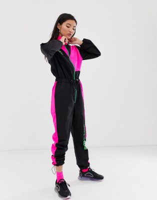 nike nylon jumpsuit