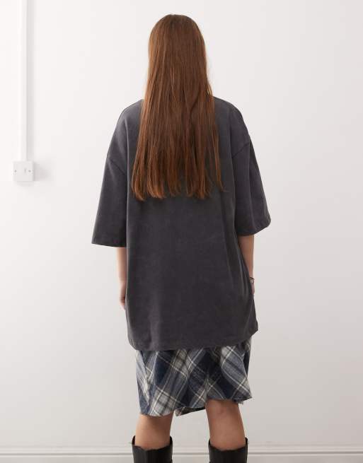 COLLUSION – Official – Bleksvart t-shirt i oversize med licensierat musiktryck med Tyla, 4 av 4