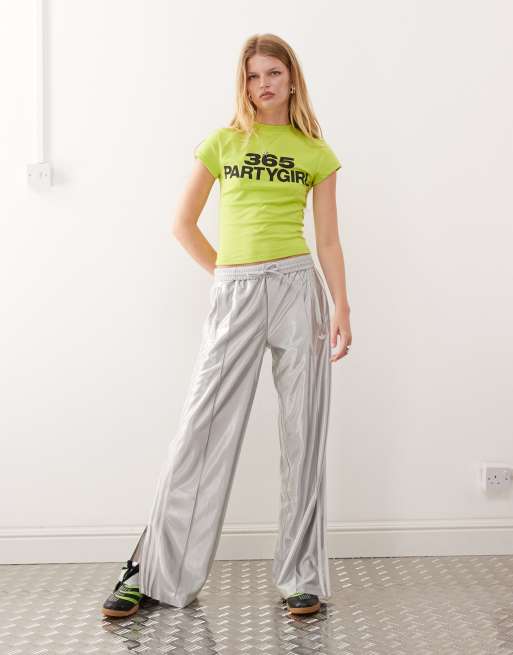 COLLUSION official Charli XCX BRAT baby tee in brat green