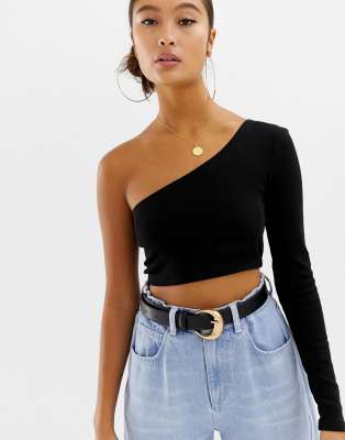 asos one shoulder top