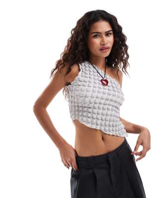 Collusion One Shoulder Top In Multi