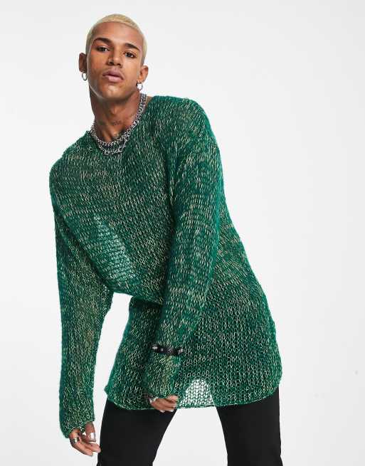 Lime green outlet knitwear