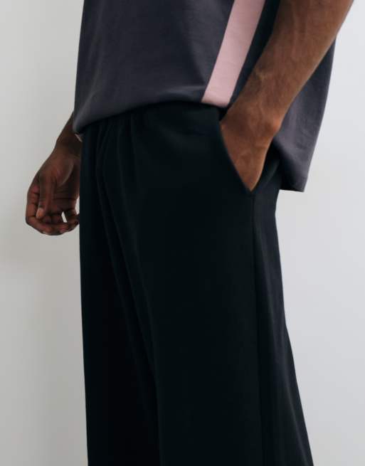 COLLUSION Oversize-Jogger mit weitem Bein in Schwarz, 2 von 5