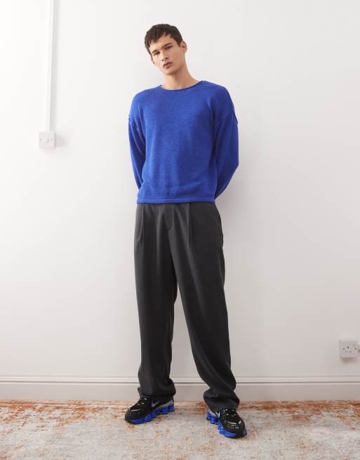 COLLUSION – Oversize-Strickpullover in Blau, 2 von 5