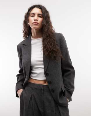 Collusion Oversized Blazer Co-ord In Grey