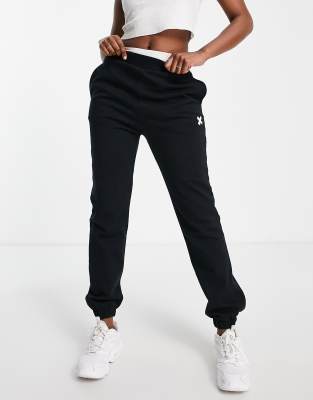COLLUSION oversized branded sweatpants in black | ASOS