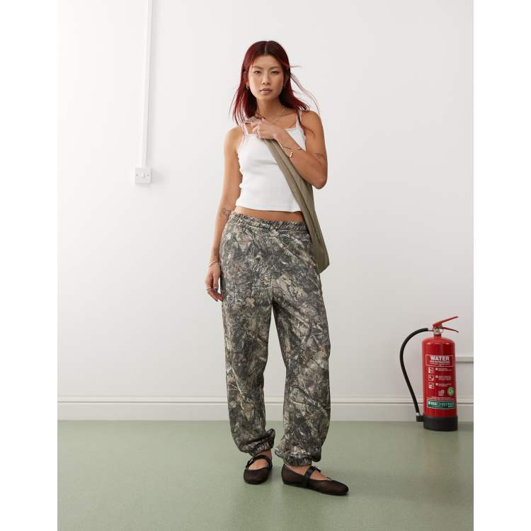 COLLUSION oversized camo print sweatpants in multi | ASOS
