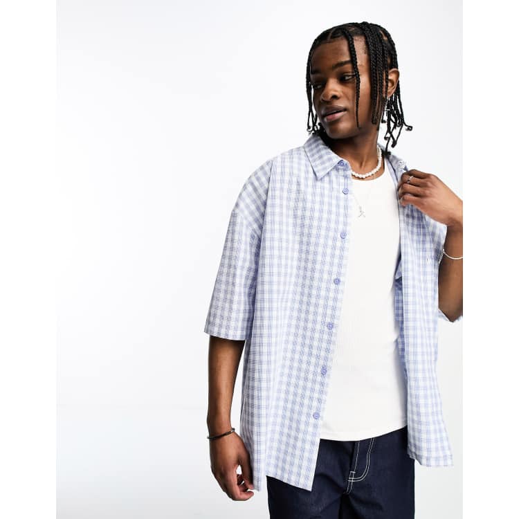 【Raucohouse】Oscar city boy oversized check shirt Raucohouse】Oscar city boy oversized check shirt Blake