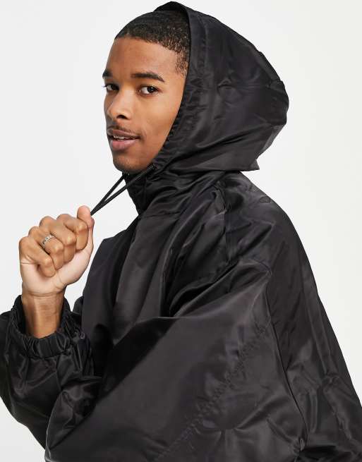 Raincoat with oversized hood hotsell