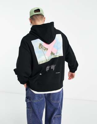 Collusion black outlet hoodie