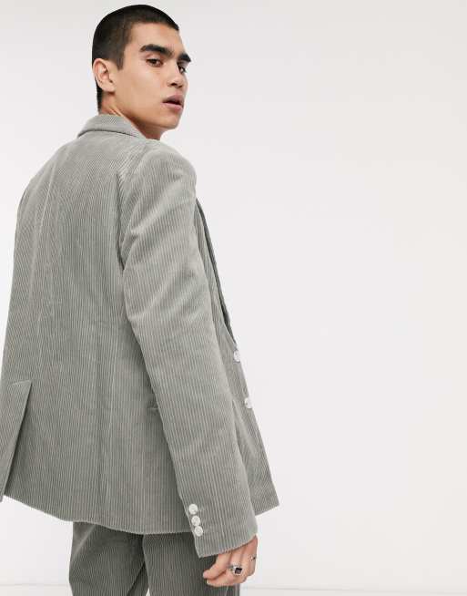 Grey on sale corduroy suit