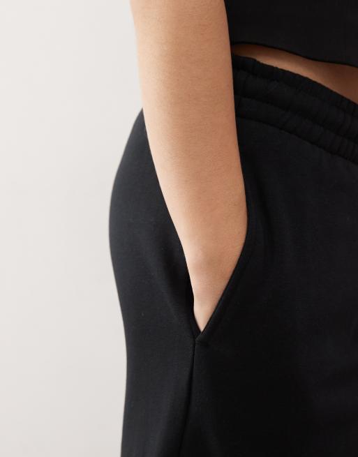 COLLUSION oversized cuffed sweatpants in black, 3 of 5