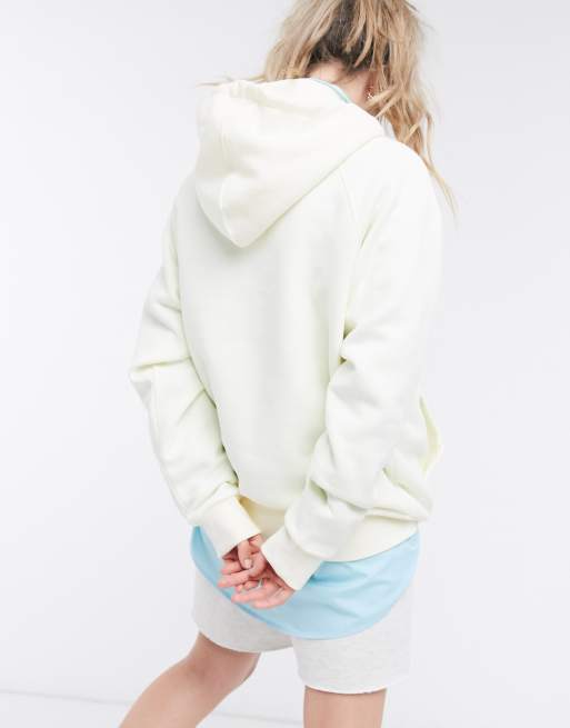 COLLUSION oversized ecru hoodie with brand print, 2 of 4