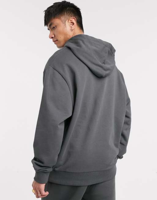 Gray hotsell oversized hoodie