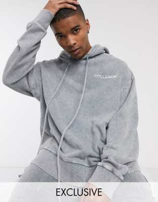 charcoal oversized hoodie