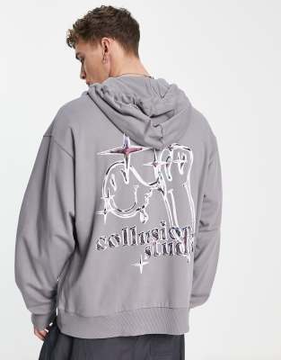 Collusion discount oversized hoodie