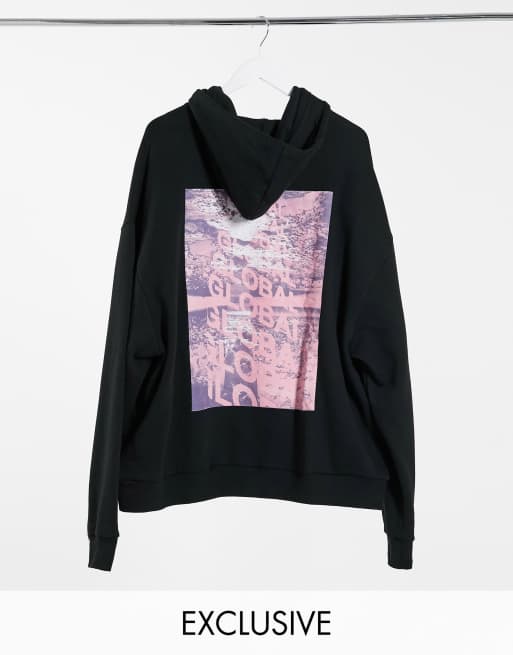 collusion oversized sweatshirt stone acid wash