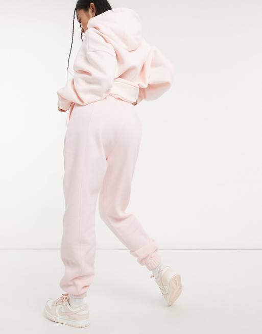 COLLUSION oversized joggers in pale pink co ord ASOS