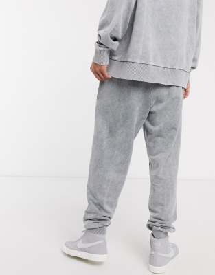grey washed sweatpants