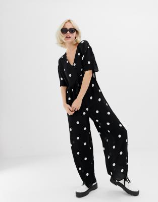 asos polka dot jumpsuit