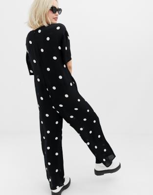 asos polka dot jumpsuit