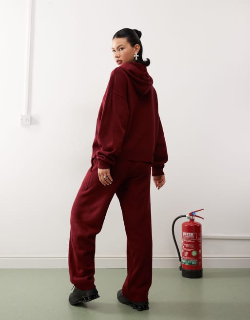 ボトムスその他 [NICEGHOSTCLUB]LOGO SWEAT LAYERED PANTS_BURGUNDY(NG2DFUPA9 MUSINSA | NICE GHOST CLUB LOGO SWEAT LAYERED PANTS_BURGUNDY