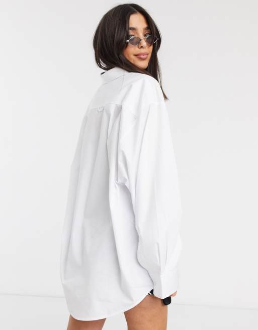 Oversized wit hemd new arrivals
