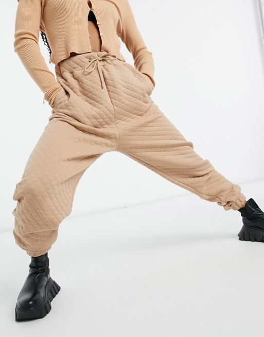Quilted Sweats / Tan