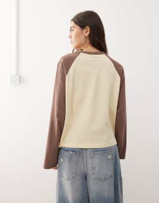 Collusion Oversized Raglan T-shirt In Multi