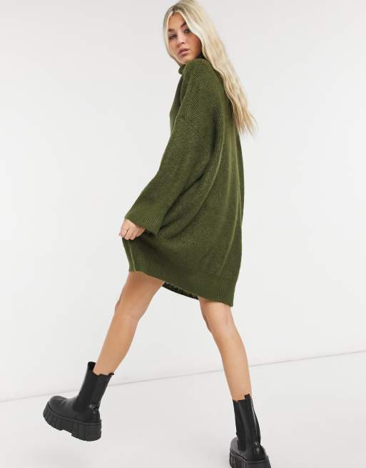 Green oversized store sweater dress