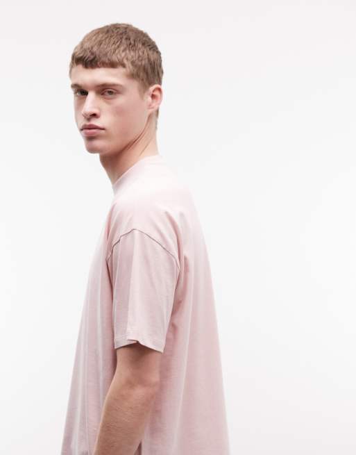 COLLUSION oversized short sleeve t-shirt in pink, 5 of 5