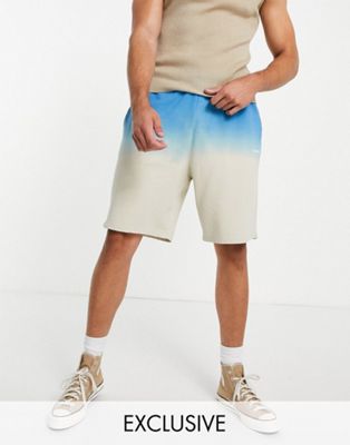 COLLUSION oversized shorts with ombre wash co-ord - ASOS Price Checker