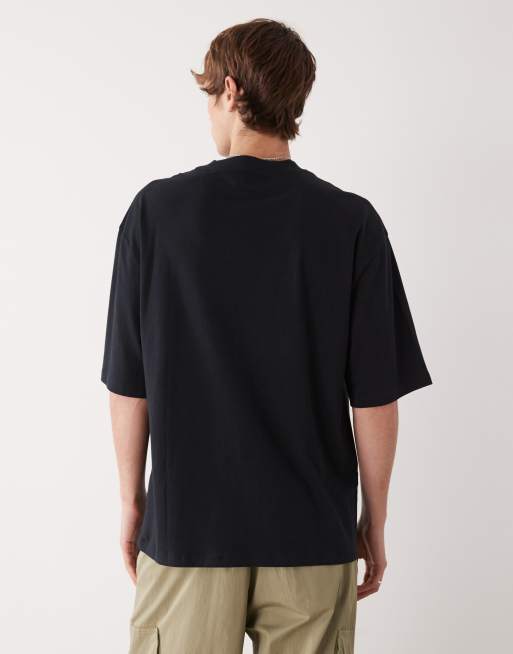 COLLUSION – Oversized Skater-Fit-T-Shirt in Schwarz, 3 von 5