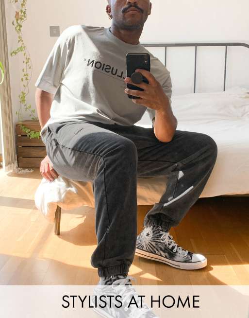 collusion grey joggers