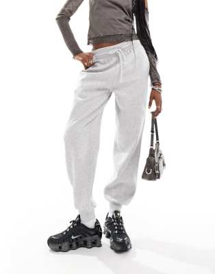Collusion Oversized Branded Sweatpants In Gray In Gray