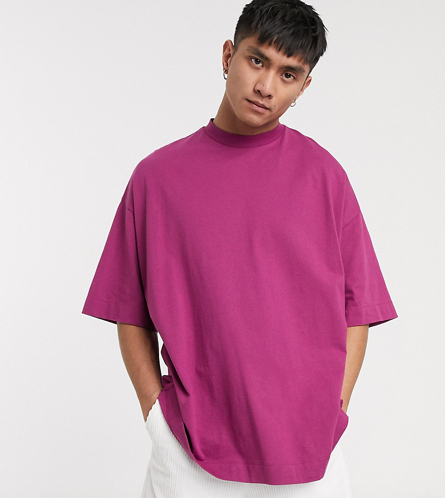 COLLUSION - Oversized T-shirt in paars
