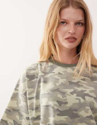 Collusion Oversized T-shirt In Multi