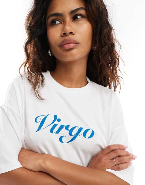 COLLUSION oversized t-shirt with Virgo graphic - view 1