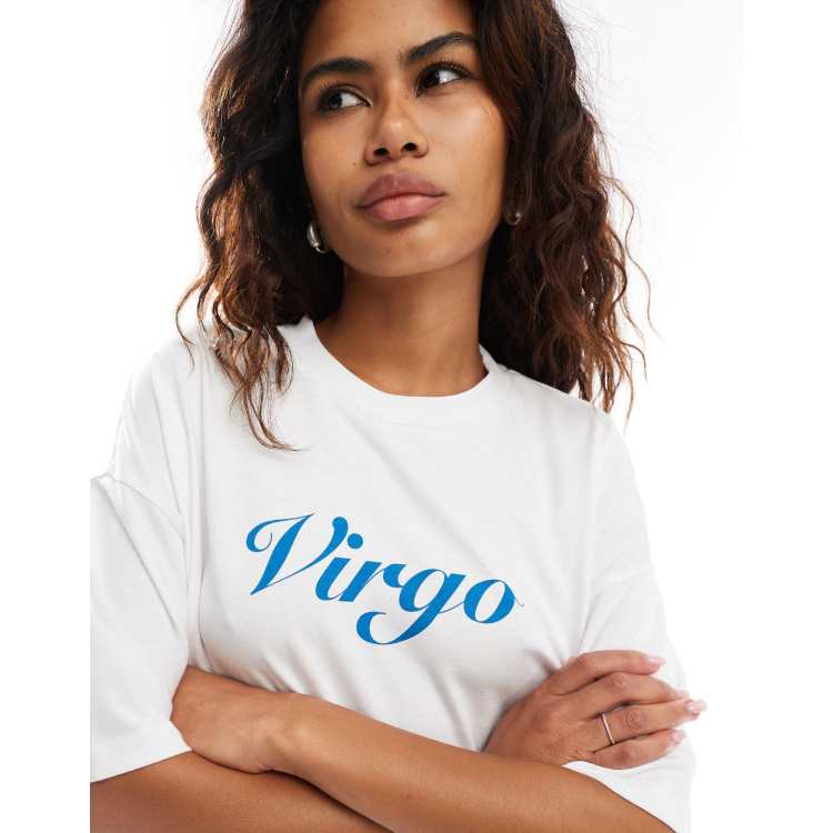 COLLUSION oversized t-shirt with Virgo graphic | ASOS