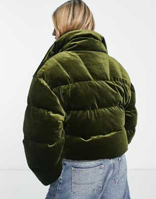 Bcbgeneration velvet puffer on sale coat