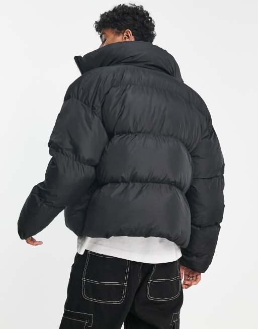 Black padded 2025 puffer jacket