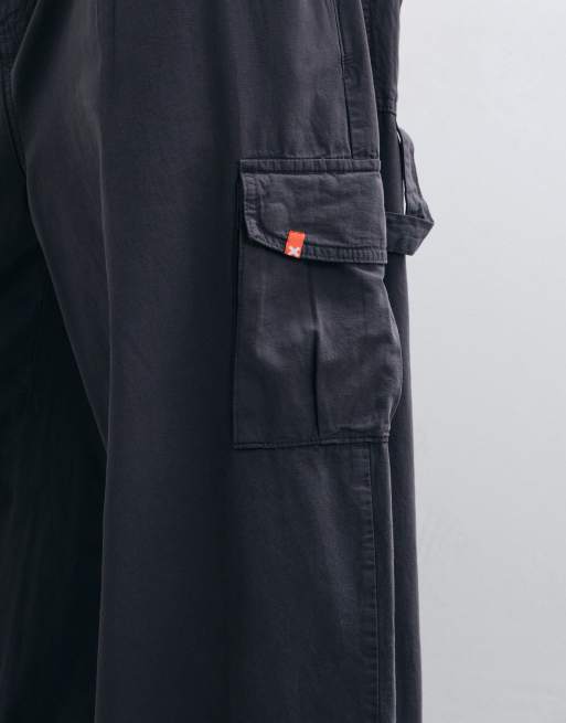 COLLUSION pantalon cargo utilitaire en gris charbon, 4 de 5