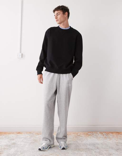 COLLUSION - Pantalon de jogging décontracté à imprimé coordonnées - Gris chiné, 2 de 5