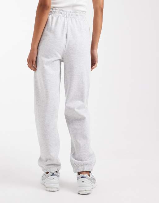COLLUSION - Pantalon de jogging oversize resserré aux chevilles - Gris chiné, 4 de 5