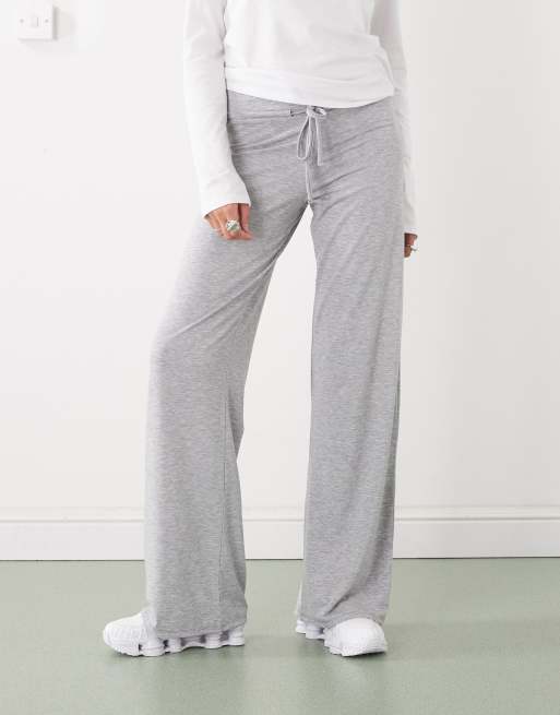 COLLUSION - Pantalon de yoga à taille basse - Gris chiné, 5 de 5