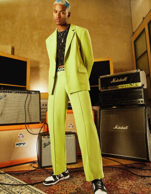 COLLUSION trousers in green co-ord  - ASOS Price Checker