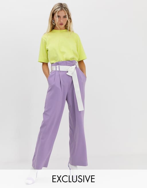 COLLUSION - Tailleur oversize avec ceinture, 3 de 3