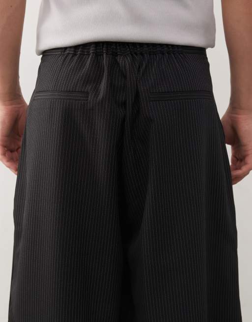 COLLUSION - Pantaloni sartoriali gessati con taglio a palloncino, 5 di 5