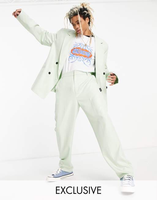 COLLUSION pants in pastel green
